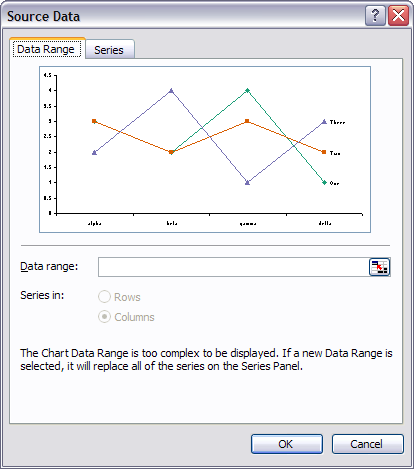 Excel 2003 Source Data Dialog