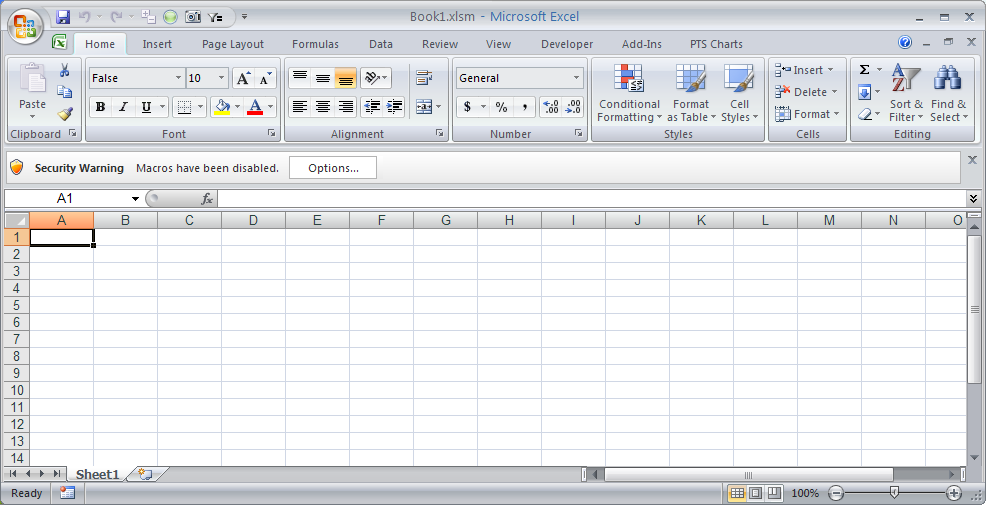 how to disable macros in excel 2007