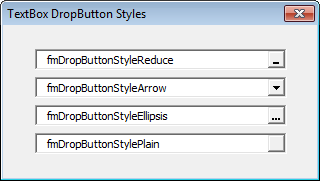 Drop Button Styles