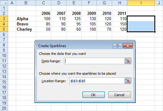 How to plot data right to left with sparklines in excel for mac download