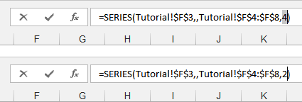 Reorder Series in the Formula Bar