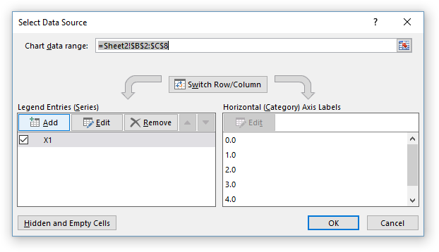 Select Data Source Dialog