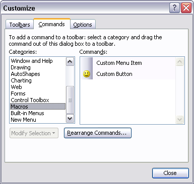 Customize Commands