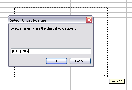 Insert Chart Position Dialog