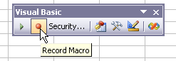 Record Macro Button