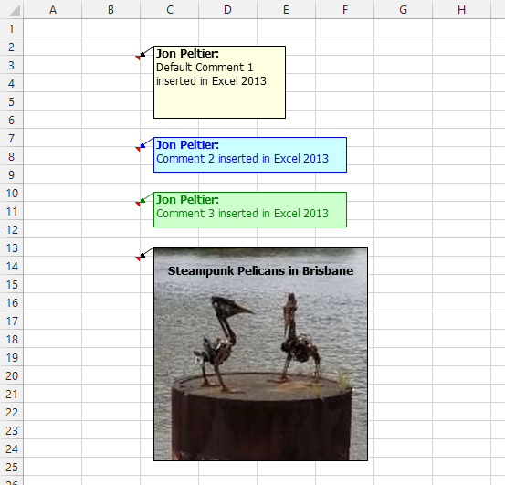 Excel 2013 Comment Containing an Image