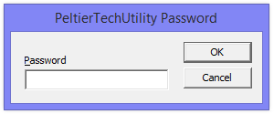 Prompt for PeltierTechUtility VB Password