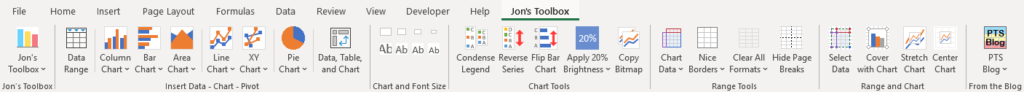 Jon's Toolbox Ribbon Controls