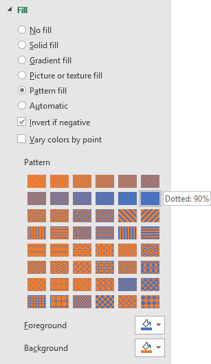 stop inverted colors in excel for mac