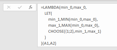 Formatting LAMBDA in the Formula Bar with Alt+Enter and space characters