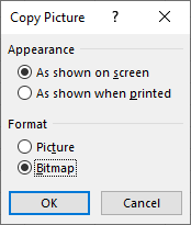 Copy Picture options