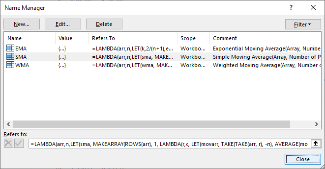 Access your defined Lambda Functions through the Name Manager